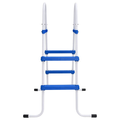 Pool Ladder Blue and White 84 cm Steel