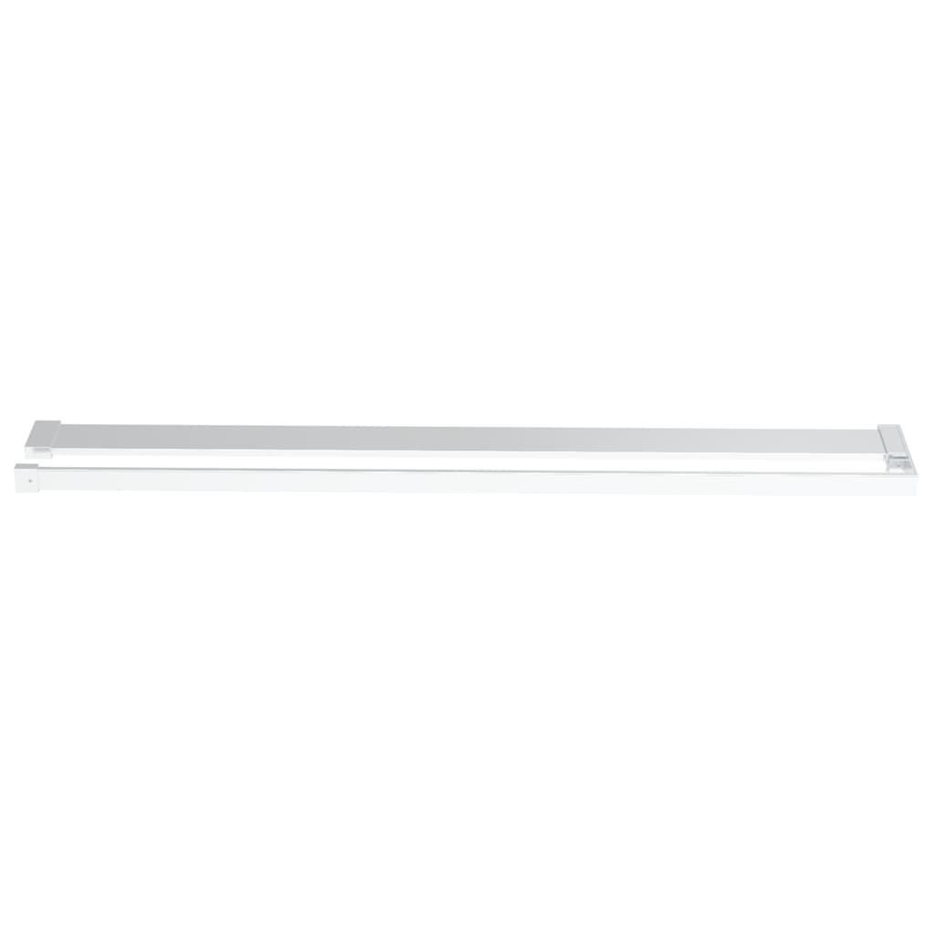 Shower Shelf for Walk-in Shower Wall Chrome 80 cm Aluminium