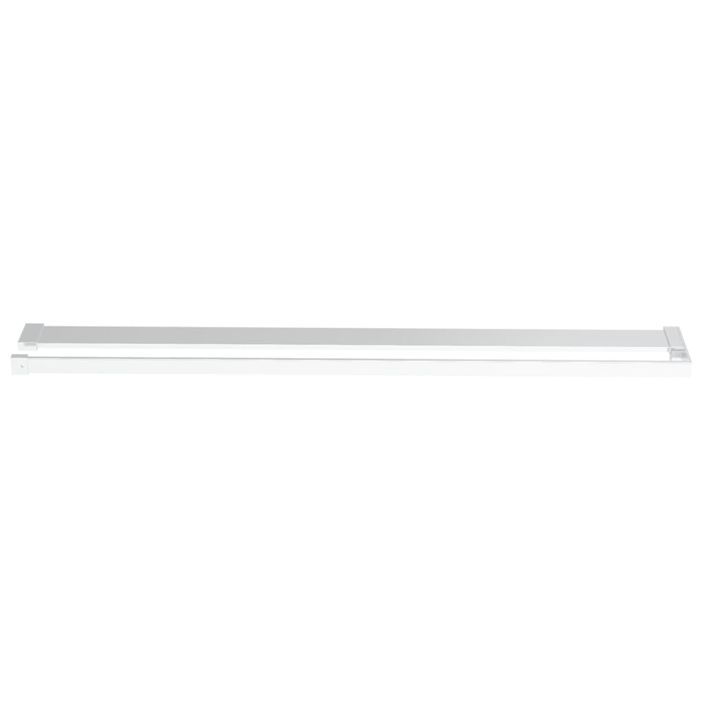 Shower Shelf for Walk-in Shower Wall Chrome 115 cm Aluminium