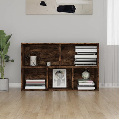 Book Cabinet/Sideboard Smoked Oak 50x25x80 cm Engineered Wood