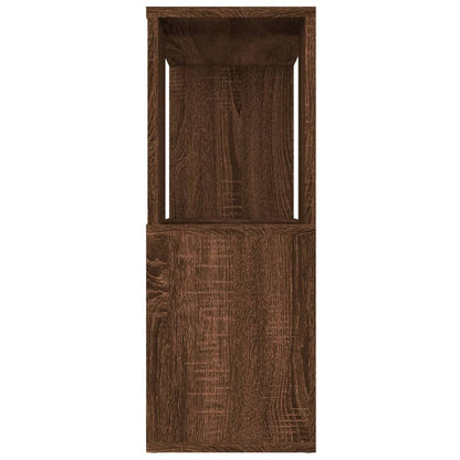 Book Cabinet/Room Divider Brown Oak 80x24x63 cm