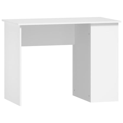 Desk White 100x55x75 Engineered Wood