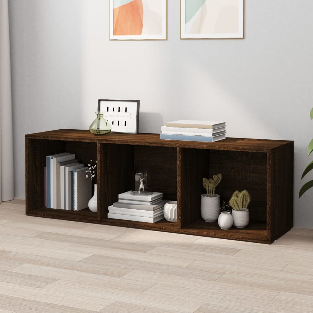 Book Cabinet/TV Cabinet Brown Oak 36x30x114 cm Engineered Wood