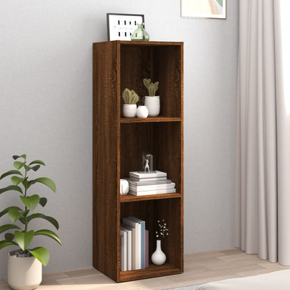 Book Cabinet/TV Cabinet Brown Oak 36x30x114 cm Engineered Wood