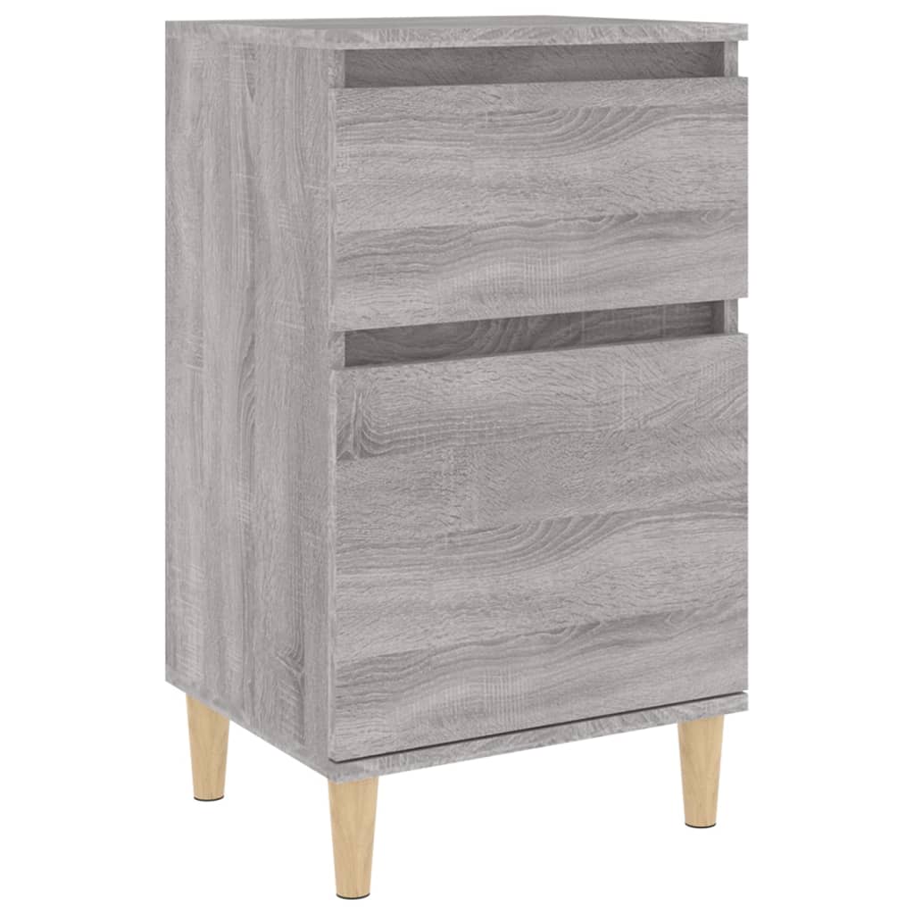 Bedside Cabinet Grey Sonoma 40x35x70 cm