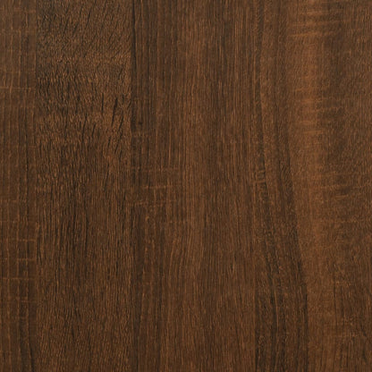 Bathroom Cabinet Brown Oak 65x33x60 cm Engineered Wood