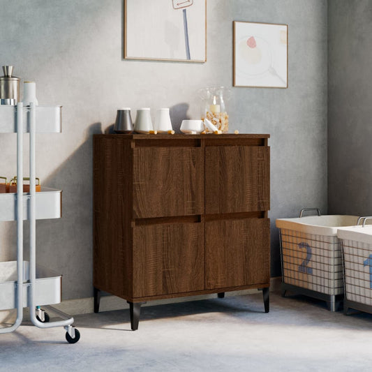 Sideboard Brown Oak 60x35x70 cm Engineered Wood