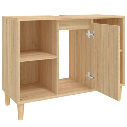 Sink Cabinet Sonoma Oak 80x33x60 cm Engineered Wood