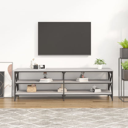 TV Cabinet Grey Sonoma 160x40x50 cm Engineered Wood