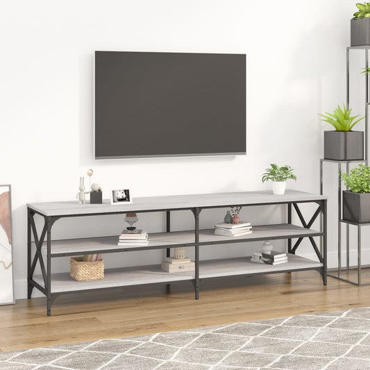 TV Cabinet Grey Sonoma 160x40x50 cm Engineered Wood