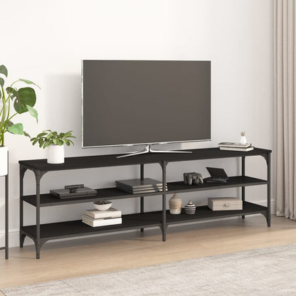 TV Cabinet Black 160x30x50 cm Engineered Wood