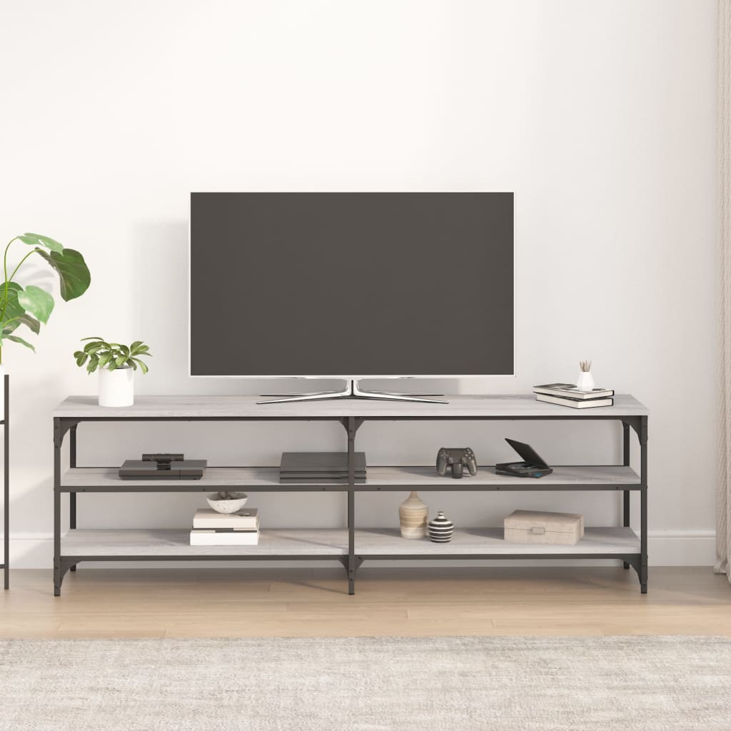 TV Cabinet Grey Sonoma 160x30x50 cm Engineered Wood