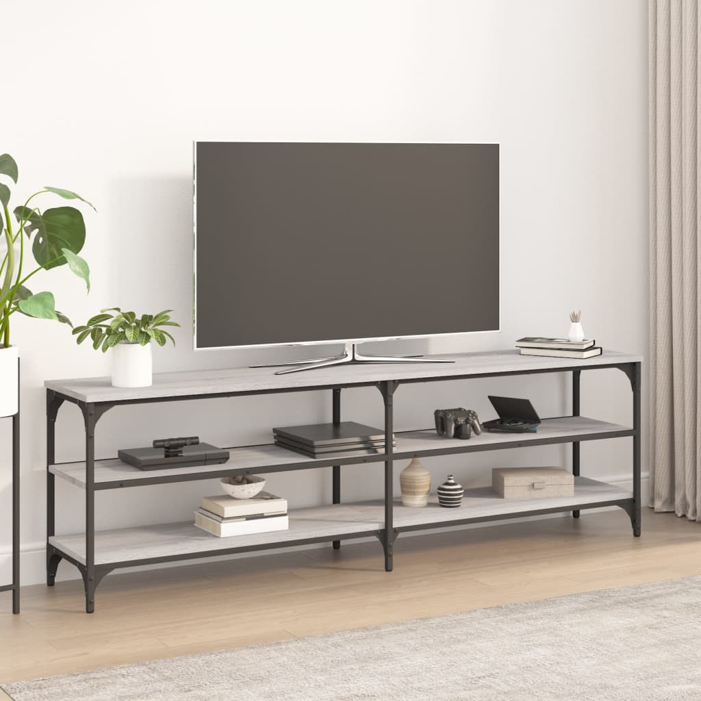 TV Cabinet Grey Sonoma 160x30x50 cm Engineered Wood