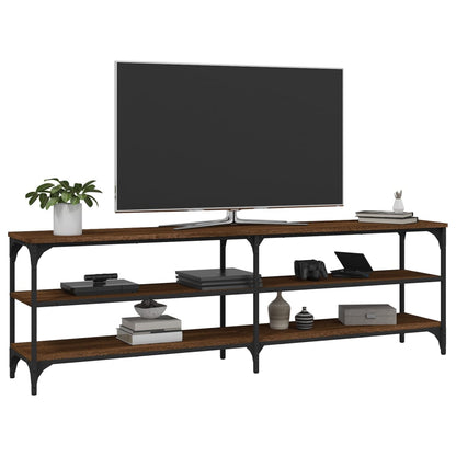 TV Cabinet Brown Oak 160x30x50 cm Engineered Wood