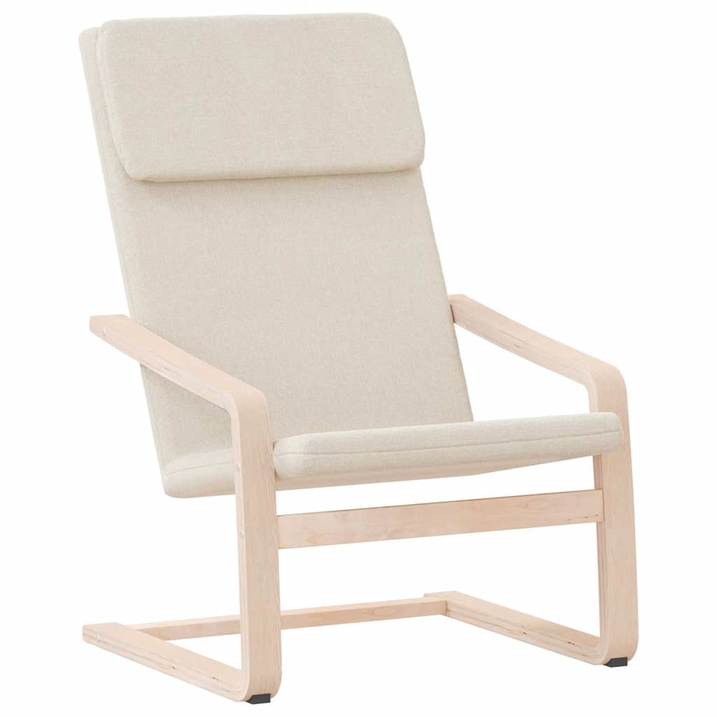 Relaxing Chair Cream Fabric