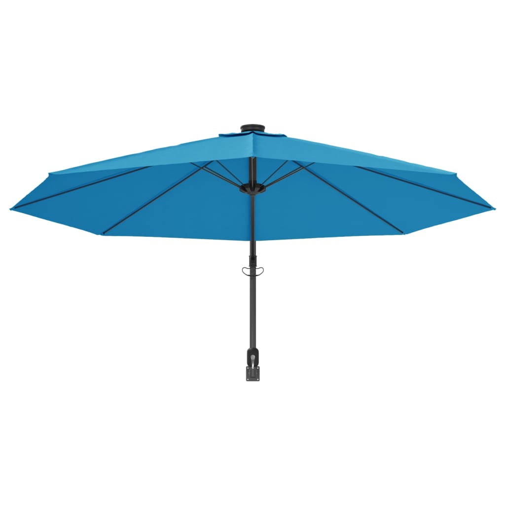 Wall-mounted Parasol Sea Blue 290 cm