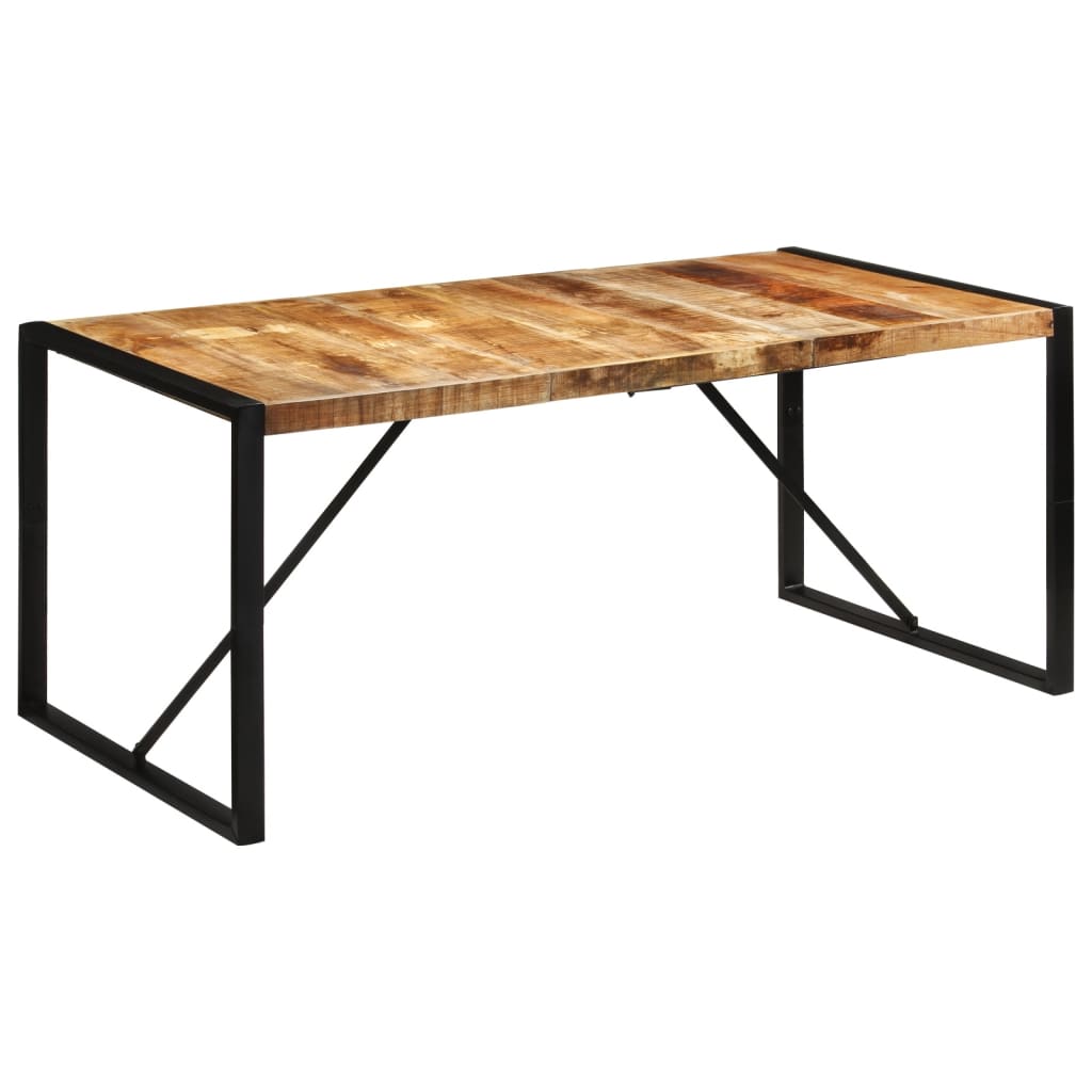 Dining Table 175x90x76 cm Solid Rough Wood Mango