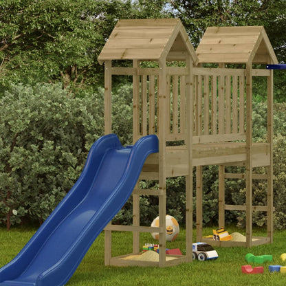 Play Tower 53x46.5x194 cm Impregnated Wood Pine