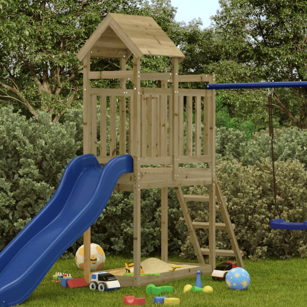 Outdoor Playset 53x110x214 cm Impregnated Wood Pine