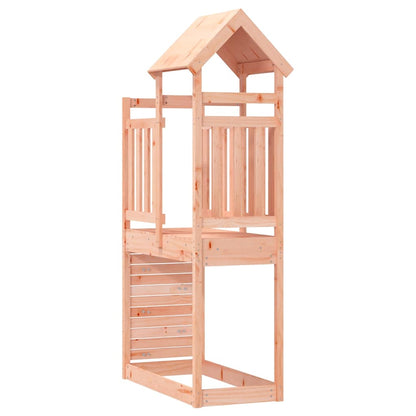 Play Tower with Rockwall 53x110.5x214 cm Solid Wood Douglas