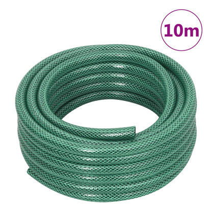 Garden Hose with Fitting Set Green 0.5" 10 m PVC