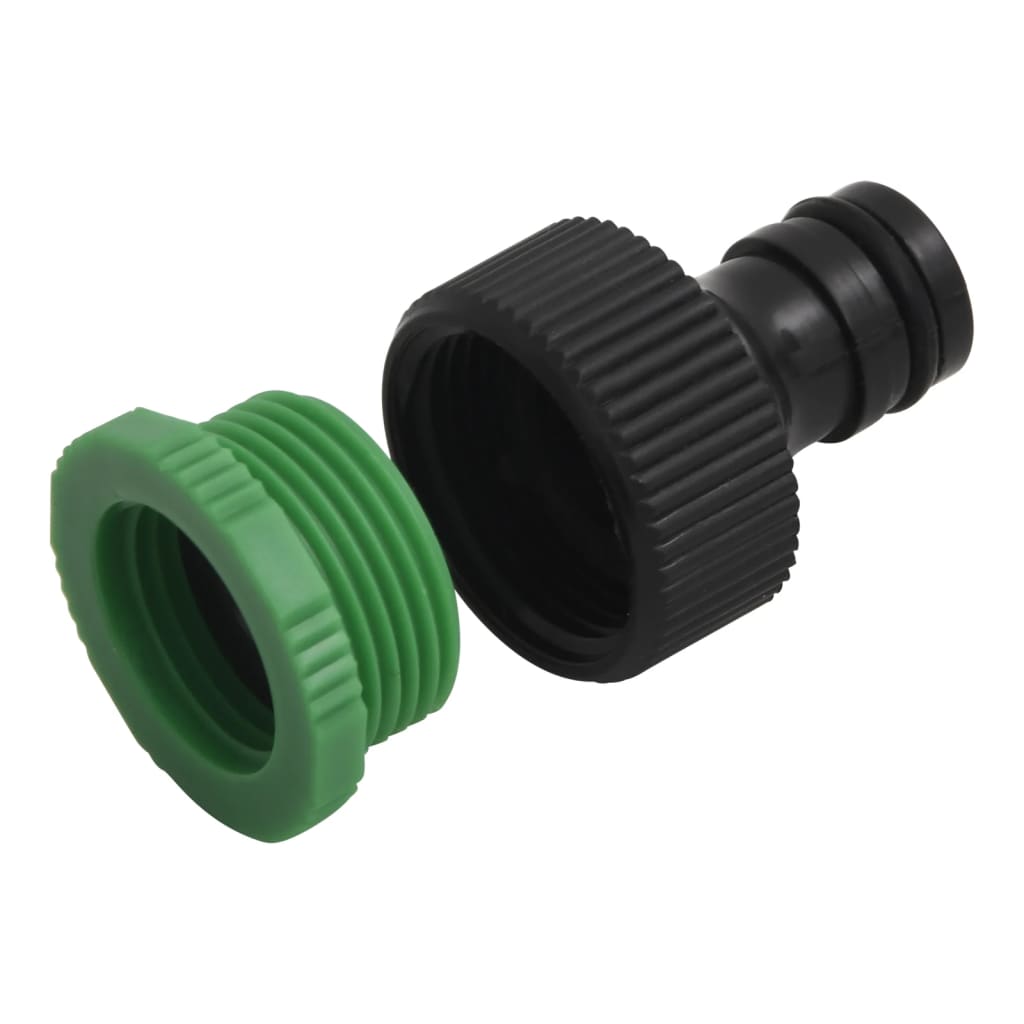 Garden Hose with Fitting Set Green 0.5" 10 m PVC