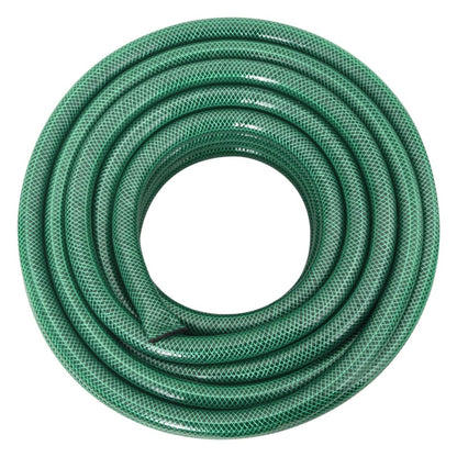 Garden Hose with Fitting Set Green 0.75" 20 m PVC