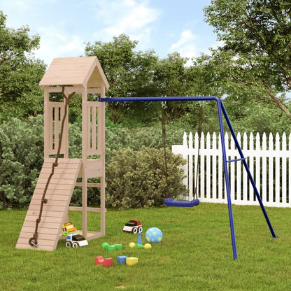 Outdoor Playset Solid Wood Pine