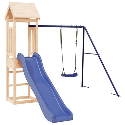 Outdoor Playset Solid Wood Pine