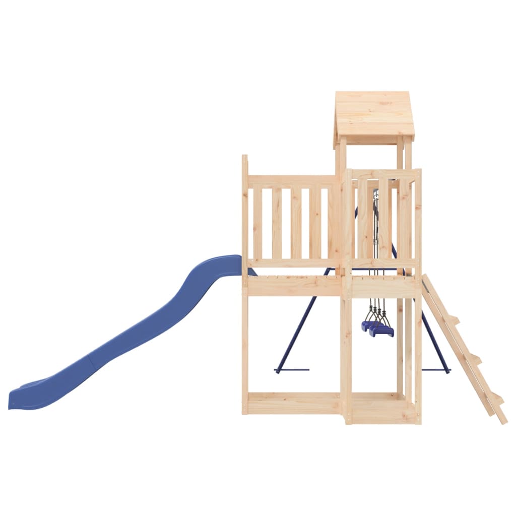 Outdoor Playset Solid Wood Pine