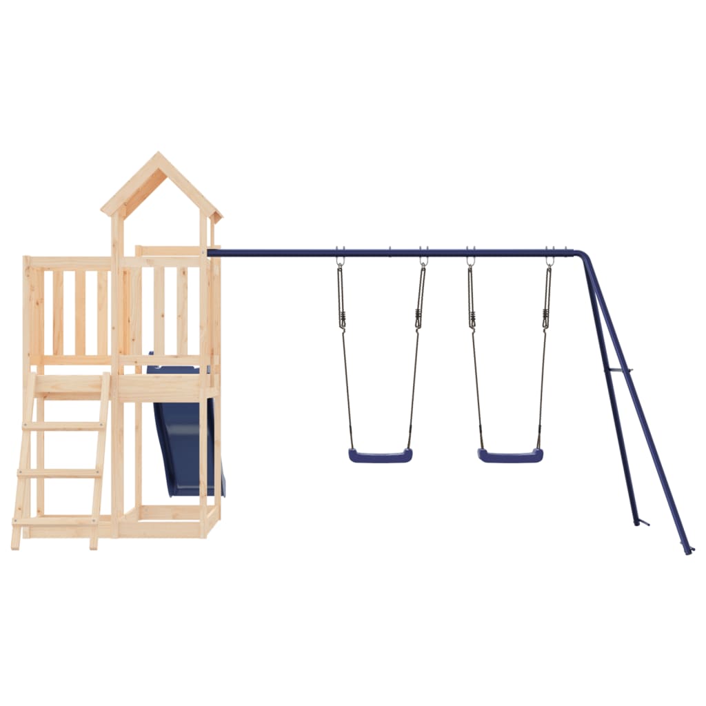 Outdoor Playset Solid Wood Pine