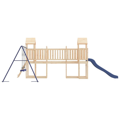 Outdoor Playset Solid Wood Pine