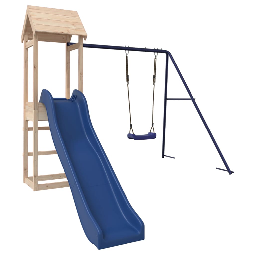 Outdoor Playset Solid Wood Pine