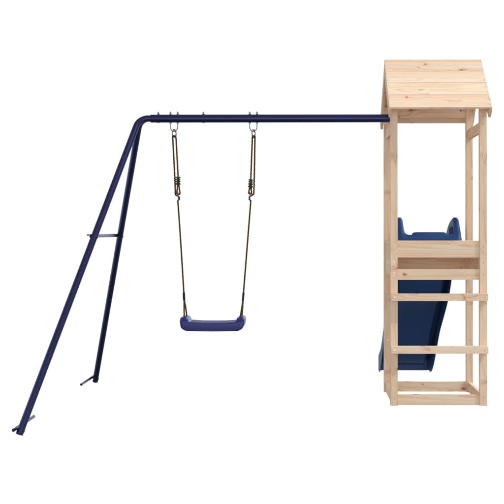 Outdoor Playset Solid Wood Pine