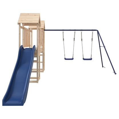 Outdoor Playset Solid Wood Pine