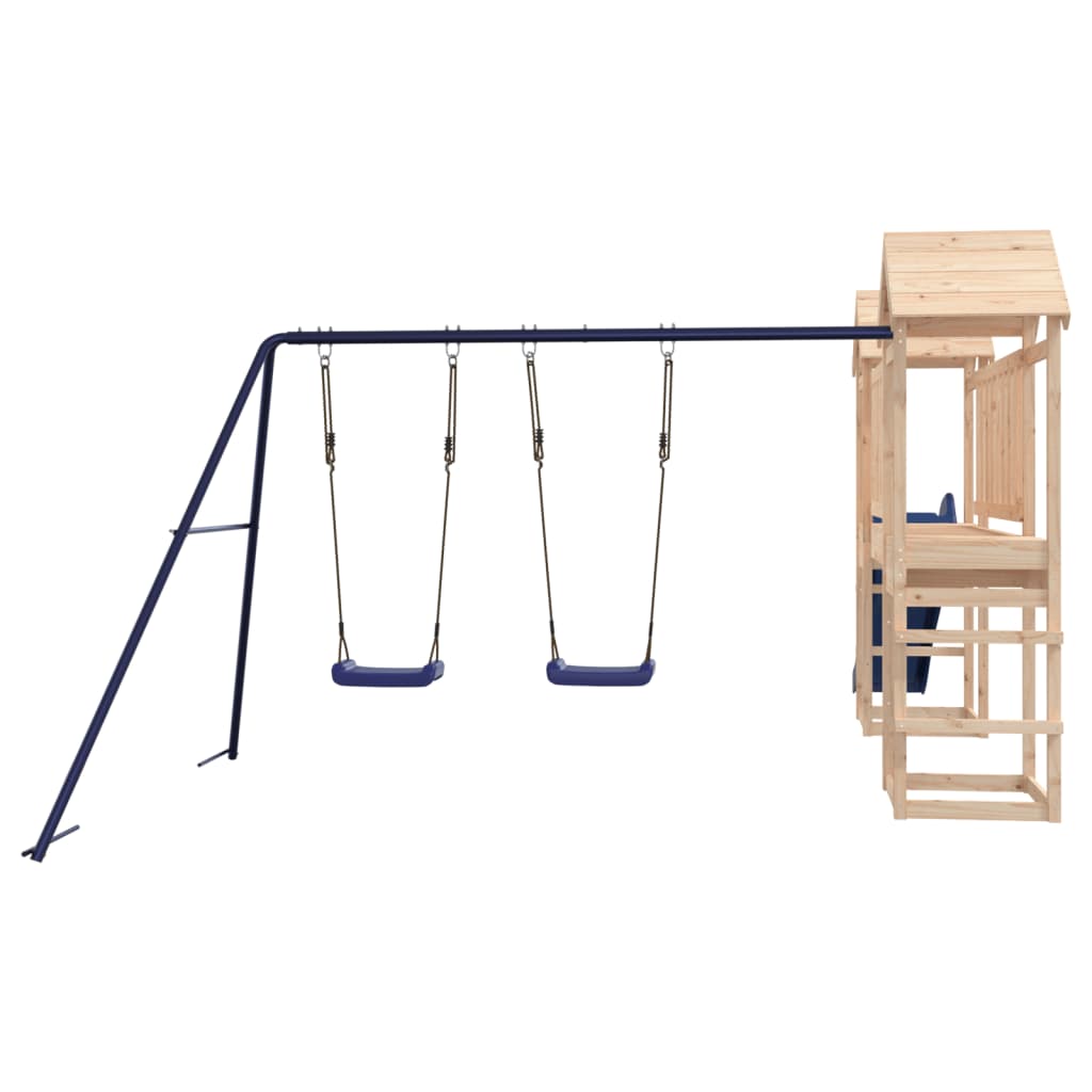 Outdoor Playset Solid Wood Pine