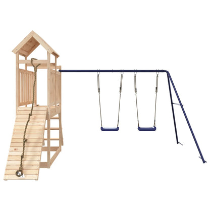 Outdoor Playset Solid Wood Pine