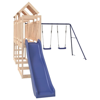 Outdoor Playset Solid Wood Pine