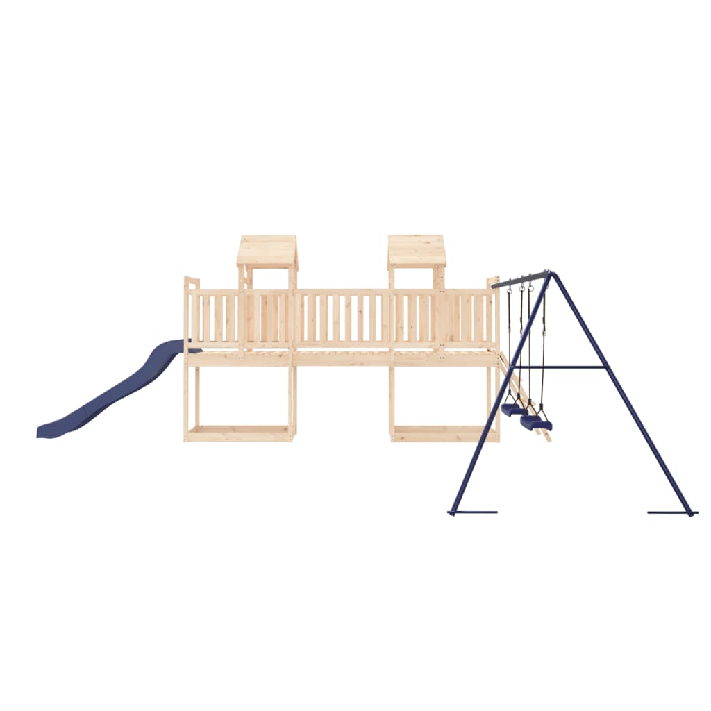 Outdoor Playset Solid Wood Pine