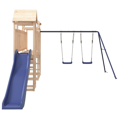 Outdoor Playset Solid Wood Pine