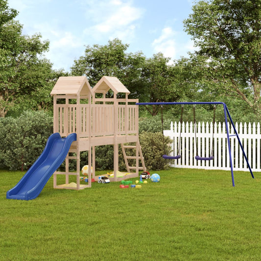 Outdoor Playset Solid Wood Pine