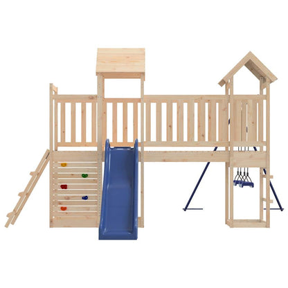 Outdoor Playset Solid Wood Pine