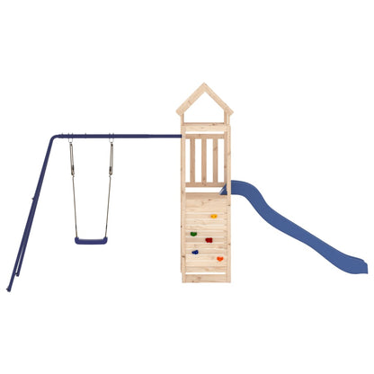 Outdoor Playset Solid Wood Pine