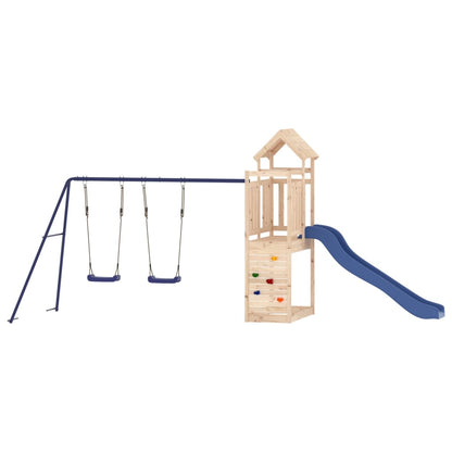 Outdoor Playset Solid Wood Pine