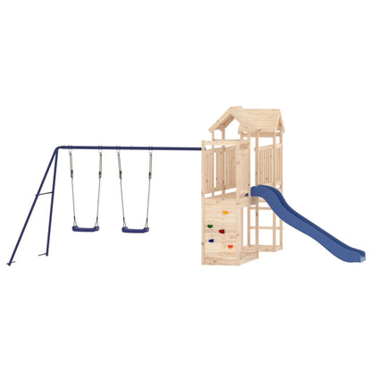 Outdoor Playset Solid Wood Pine