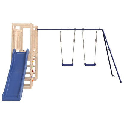 Outdoor Playset Solid Wood Pine