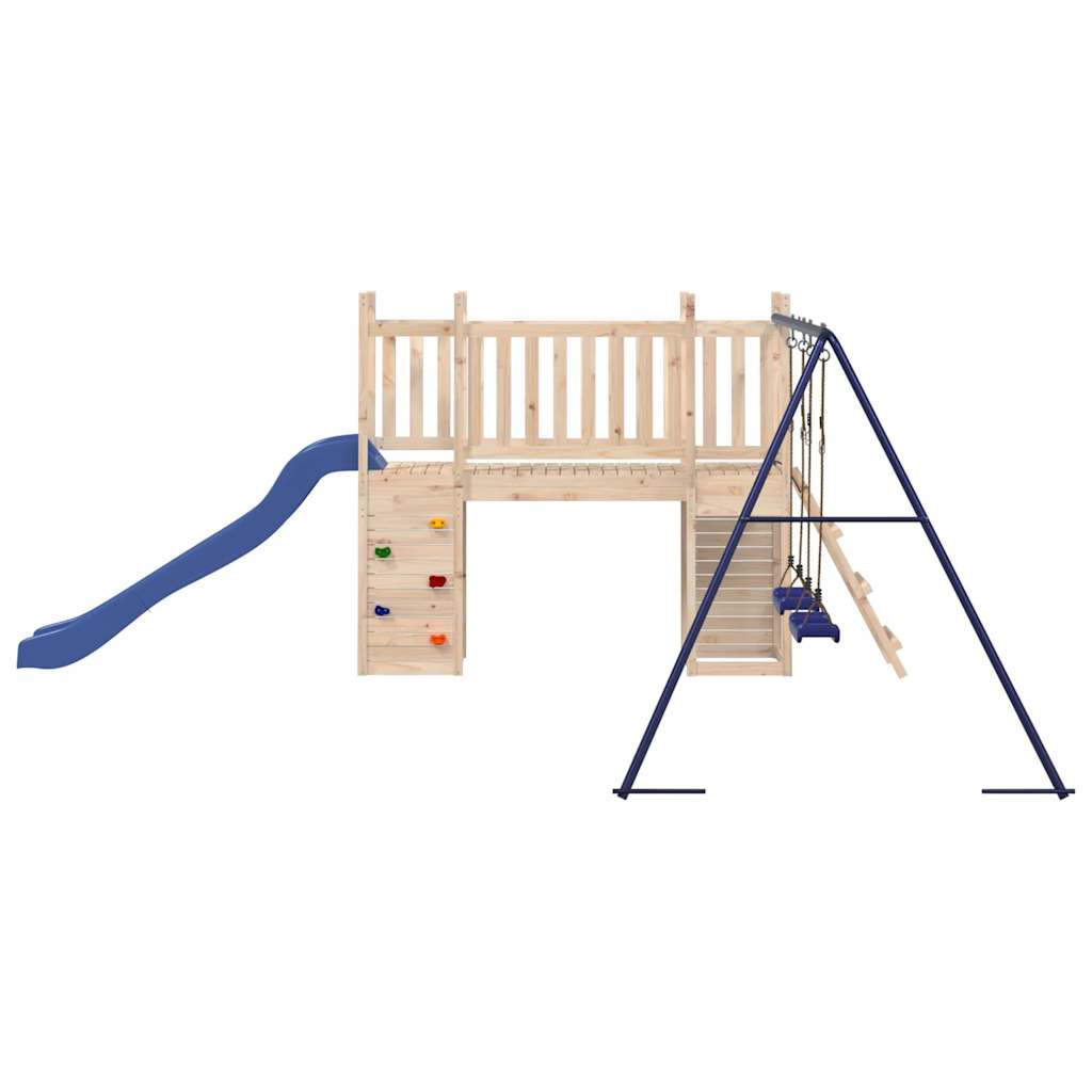 Outdoor Playset Solid Wood Pine