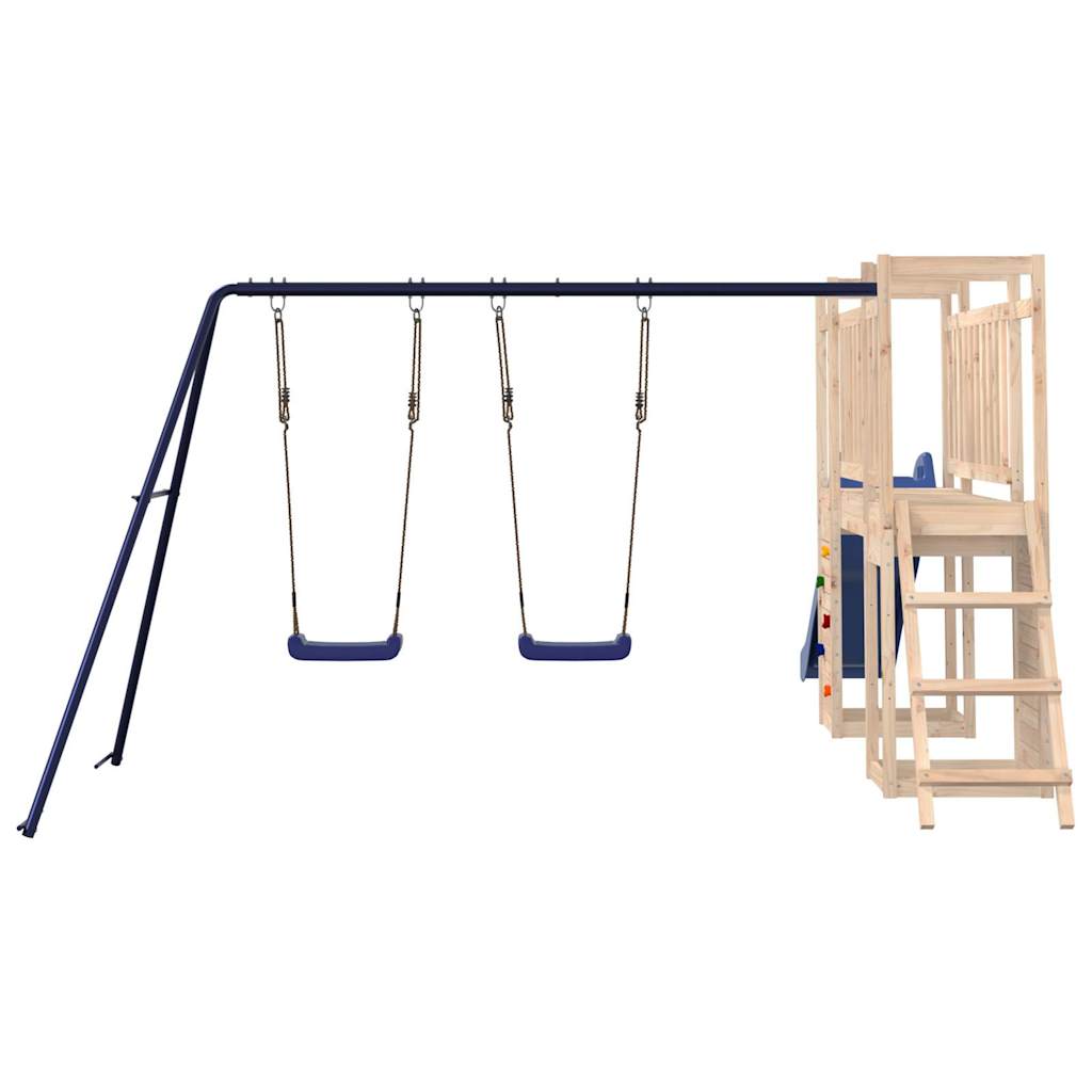 Outdoor Playset Solid Wood Pine