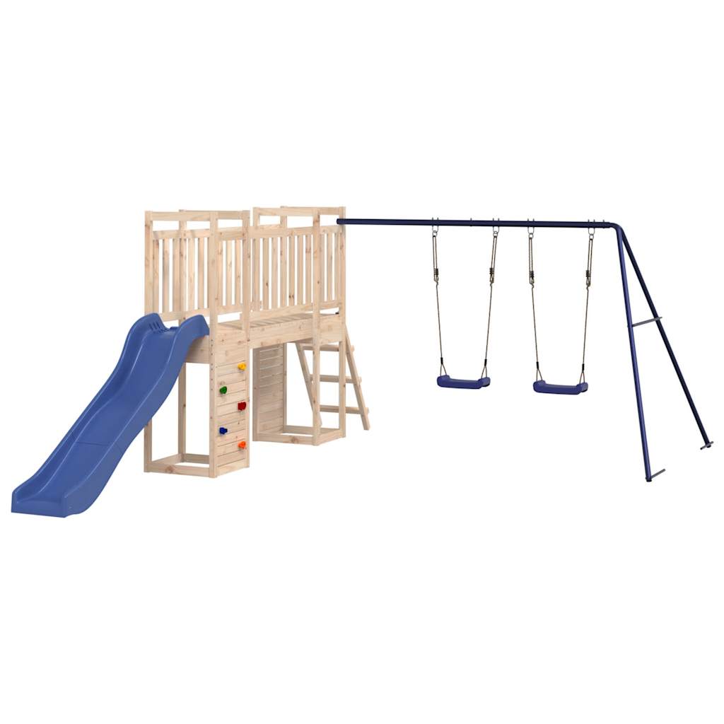 Outdoor Playset Solid Wood Pine