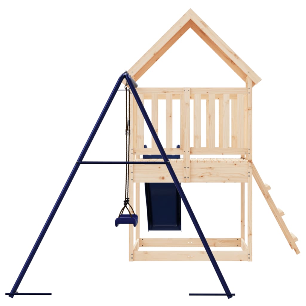 Outdoor Playset Solid Wood Pine